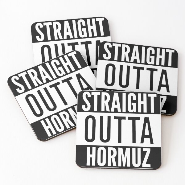 Item preview, Straight Outta Hormouz | Funny Anti Iran War 2026 Statement Gift designed and sold by LazyGreyBear.