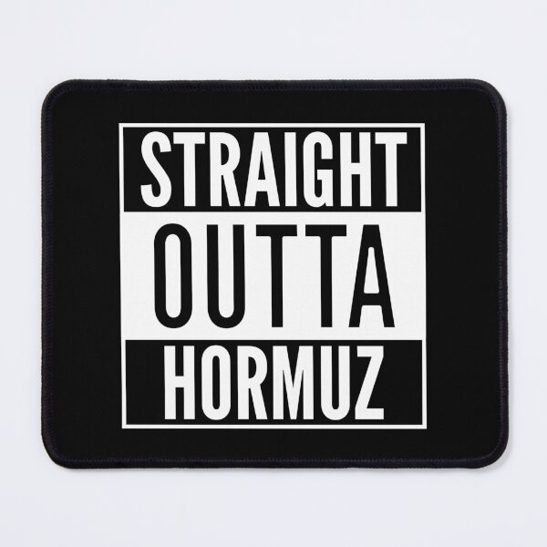 Item preview, Straight Outta Hormouz | Funny Anti Iran War 2026 Statement Gift designed and sold by LazyGreyBear.