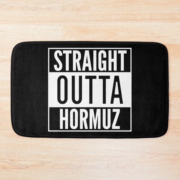Item preview, Straight Outta Hormouz | Funny Anti Iran War 2026 Statement Gift designed and sold by LazyGreyBear.