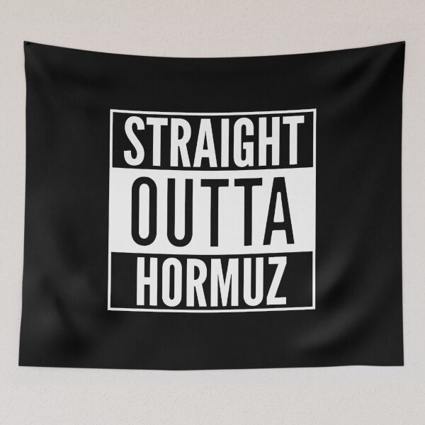 Item preview, Straight Outta Hormouz | Funny Anti Iran War 2026 Statement Gift designed and sold by LazyGreyBear.