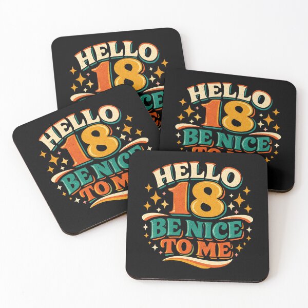 Item preview, Hello 18 Be Nice to Me – Funny 18th Birthday Milestone Design designed and sold by rushaib.