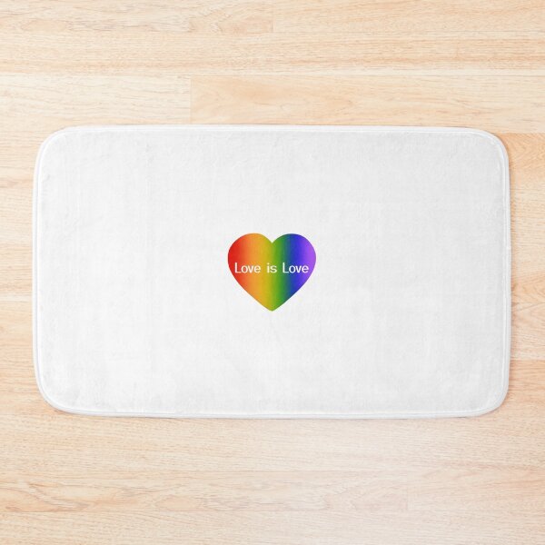 Item preview, Love is love rainbow heart - minimal lgbtq pride equality design designed and sold by klebtgut.
