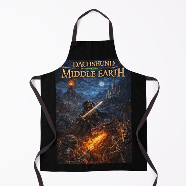 Item preview, Dachshund in the middle earth designed and sold by AlexJester Store .