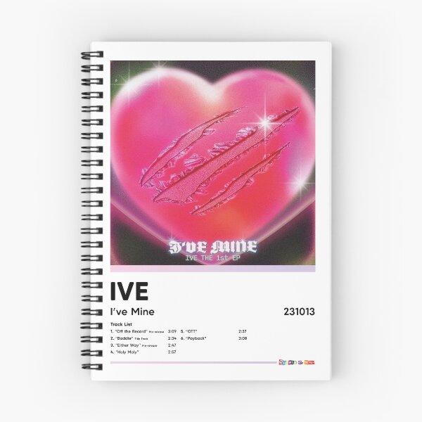 Item preview, IVE - I've Mine - Album Artwork Poster designed and sold by RhodesToKpop.