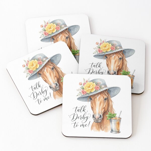 Item preview, Talk Derby To Me! Kentucky Derby Horse Racing Fan Equestrian designed and sold by SofenArt.