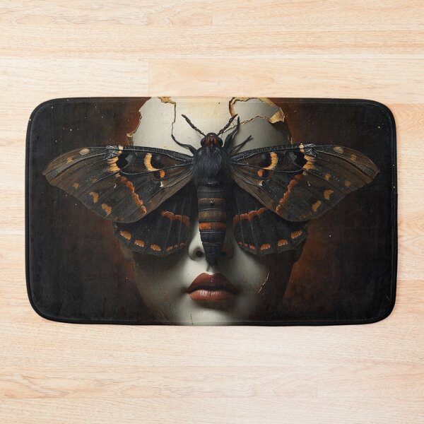 Item preview, The Porcelain Moth - Dark Surrealism & Gothic Macabre Art designed and sold by kabucino.