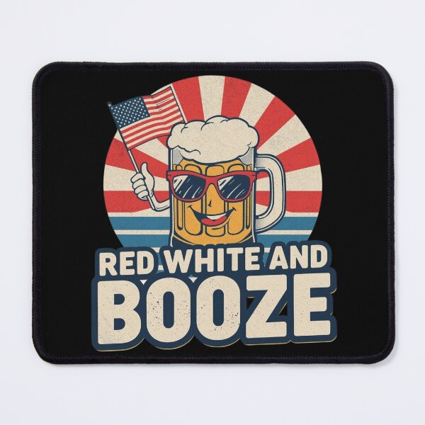 Item preview, Red White And Booze – Flag Day Party designed and sold by KapiPrint.