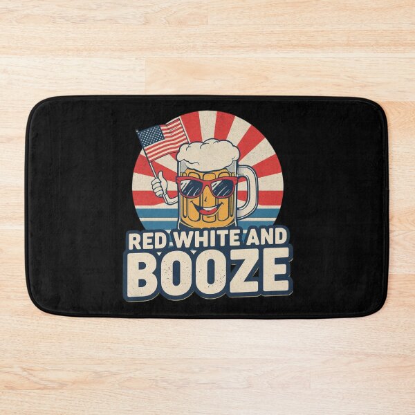 Item preview, Red White And Booze – Flag Day Party designed and sold by KapiPrint.