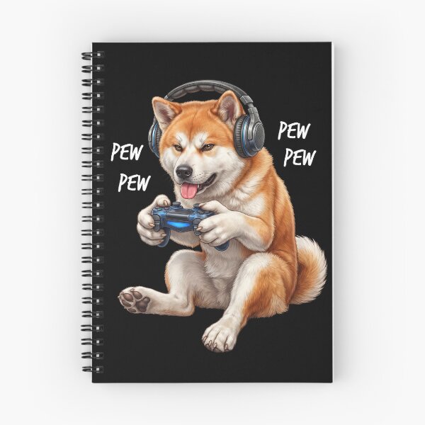 Item preview, Gaming Akita Gamer Videogaming Dog Lover designed and sold by TerryConnells.