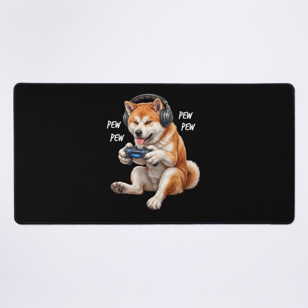 Item preview, Gaming Akita Gamer Videogaming Dog Lover designed and sold by TerryConnells.