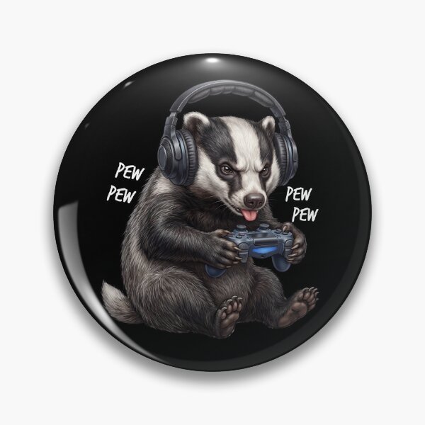 Item preview, Gaming Badger Gamer Videogaming Animal Lover designed and sold by TerryConnells.