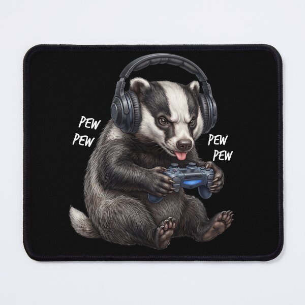 Item preview, Gaming Badger Gamer Videogaming Animal Lover designed and sold by TerryConnells.