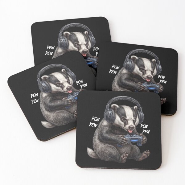Item preview, Gaming Badger Gamer Videogaming Animal Lover designed and sold by TerryConnells.
