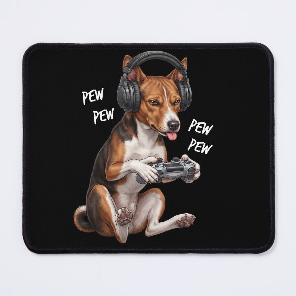 Item preview, Gaming Basenj Gamer Videogaming Dog Lover designed and sold by TerryConnells.