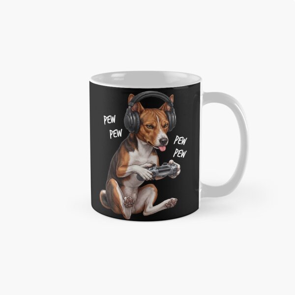 Item preview, Gaming Basenj Gamer Videogaming Dog Lover designed and sold by TerryConnells.