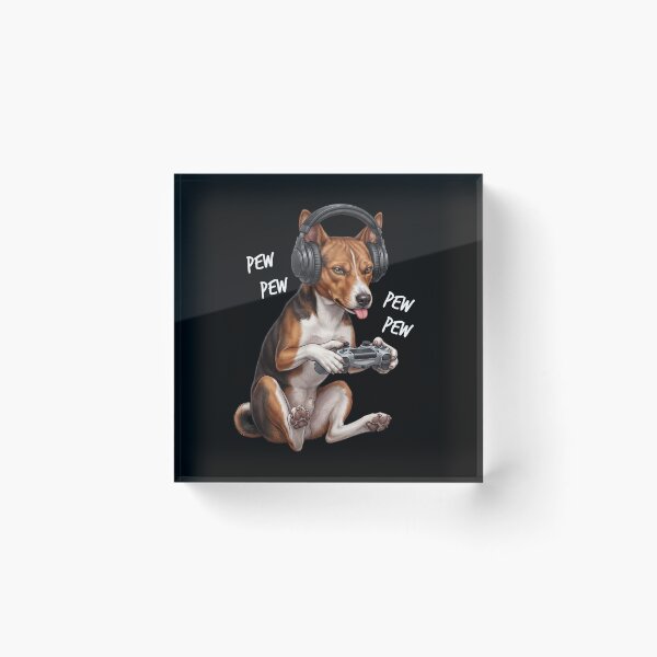 Item preview, Gaming Basenj Gamer Videogaming Dog Lover designed and sold by TerryConnells.