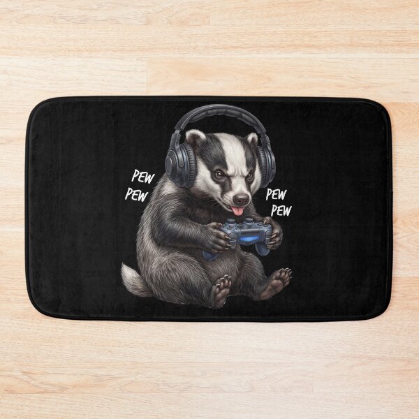 Item preview, Gaming Badger Gamer Videogaming Animal Lover designed and sold by TerryConnells.