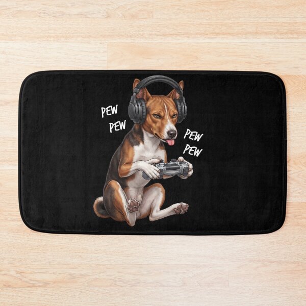 Item preview, Gaming Basenj Gamer Videogaming Dog Lover designed and sold by TerryConnells.