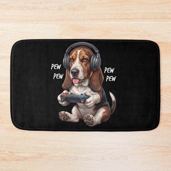 Item preview, Gaming Basset Hound Gamer Videogaming Dog Lover designed and sold by TerryConnells.
