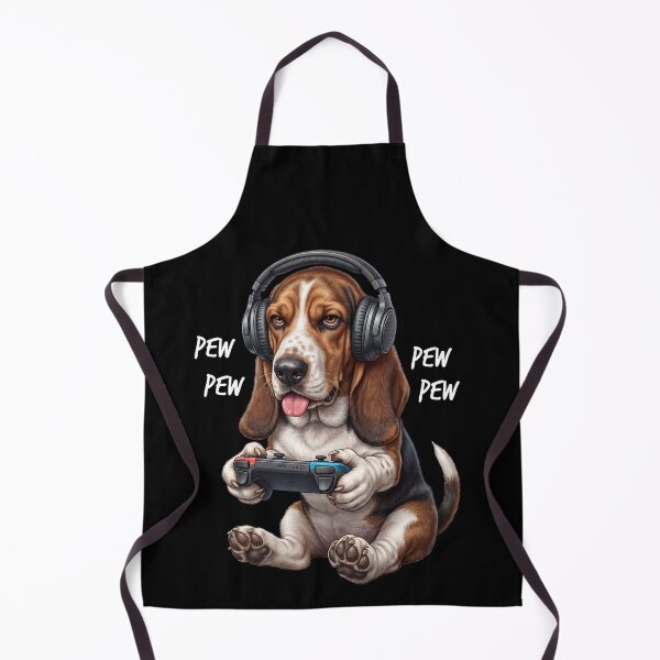 Item preview, Gaming Basset Hound Gamer Videogaming Dog Lover designed and sold by TerryConnells.