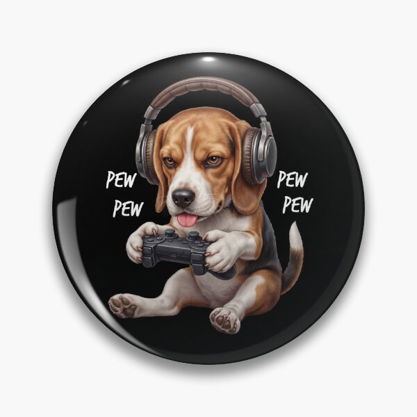 Item preview, Gaming Beagle Gamer Videogaming Dog Lover designed and sold by TerryConnells.
