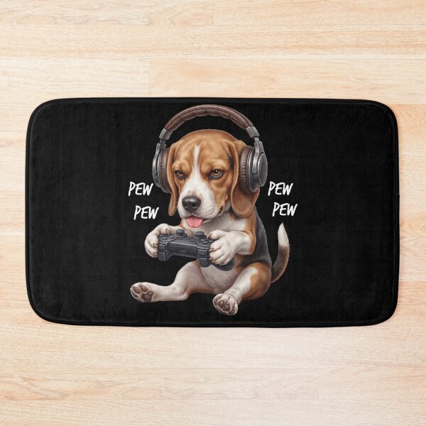 Item preview, Gaming Beagle Gamer Videogaming Dog Lover designed and sold by TerryConnells.