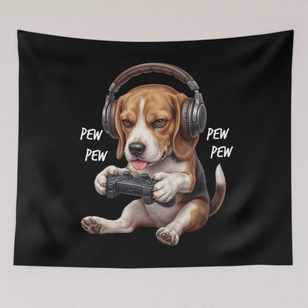 Item preview, Gaming Beagle Gamer Videogaming Dog Lover designed and sold by TerryConnells.