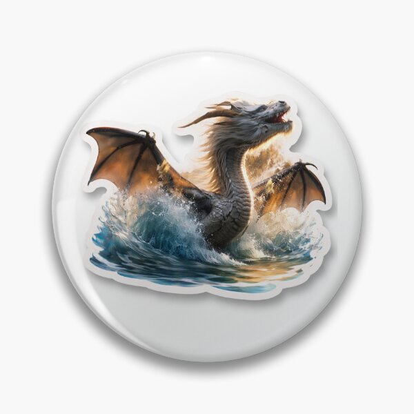 Item preview, Blue Sea Dragon with Golden Wings designed and sold by Farheen786.
