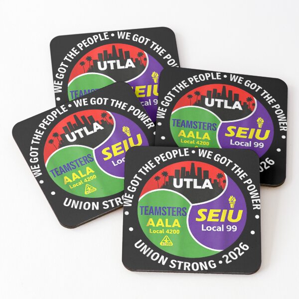 Item preview, Union Strong 2026 UTLA SEIU Local 99 Teamsters AALA Labor Power designed and sold by KrystinaGiGi.