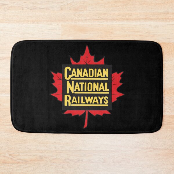 Item preview, Vintage Canadian National Railways Logo – Retro Maple Leaf Train Poster Art designed and sold by Analog Aura .