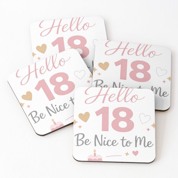 Item preview, Hello 18 Be Nice to Me – Funny 18th Birthday Milestone Design designed and sold by rushaib.