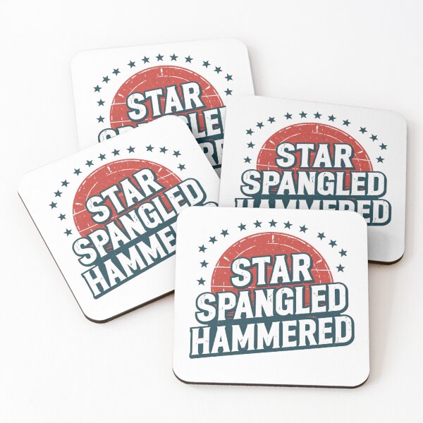 Item preview, Star Spangled Hammered – Funny USA Shirt designed and sold by KapiPrint.
