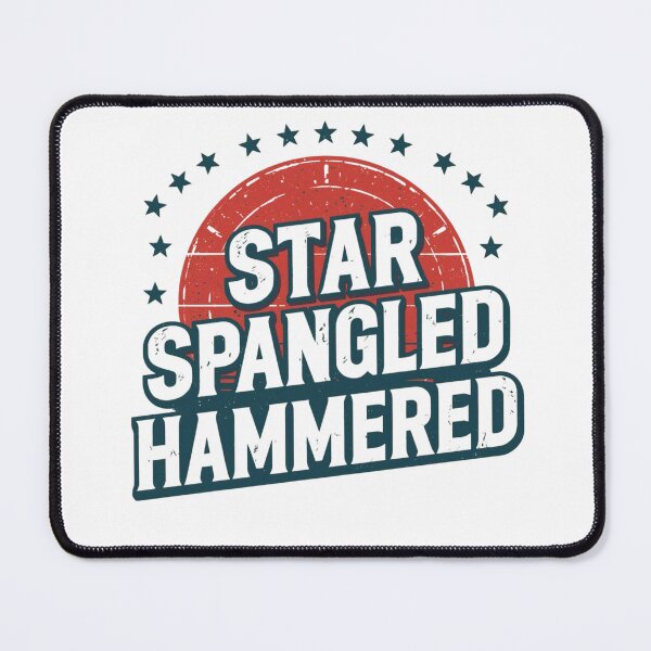 Item preview, Star Spangled Hammered – Funny USA Shirt designed and sold by KapiPrint.