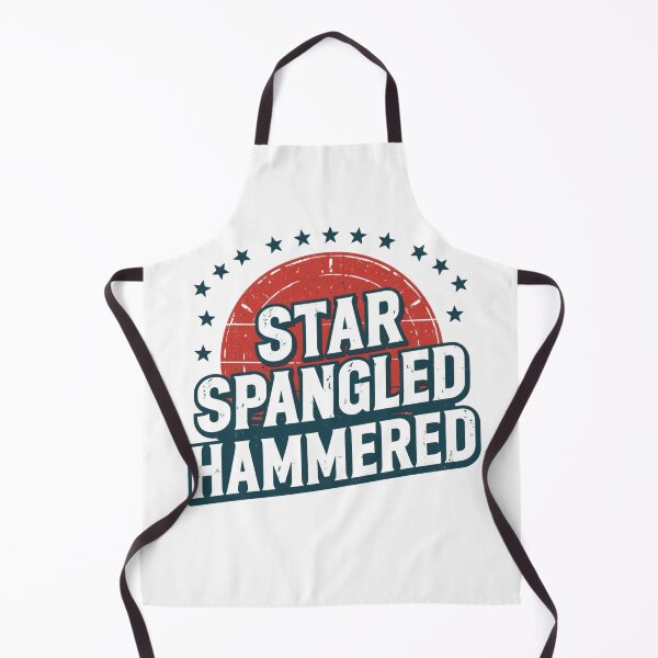Item preview, Star Spangled Hammered – Funny USA Shirt designed and sold by KapiPrint.