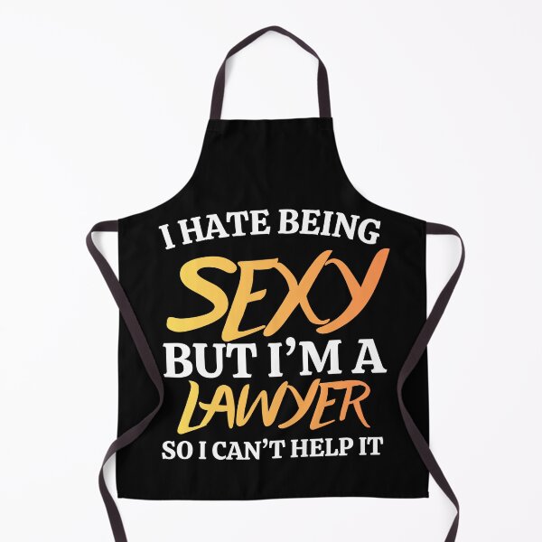 Item preview, I hate being sexy but i'm a lawyer so i can't help it in yellow Classic Funny T-Shirt designed and sold by OldSkullDesigns.