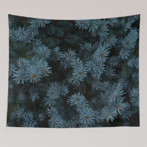 Item preview, Blue Spruce Pine Needles Close Up Botanical Nature Photography designed and sold by MDCCo.