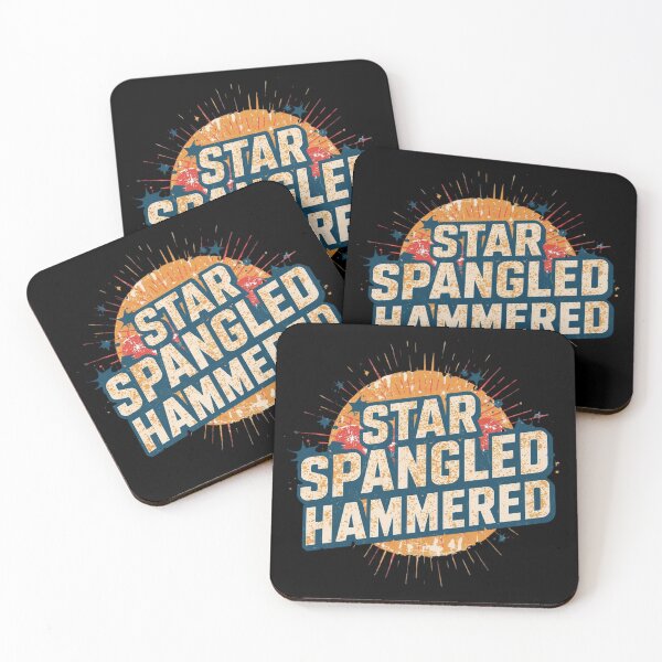 Item preview, Star Spangled Hammered – Funny USA Shirt designed and sold by KapiPrint.