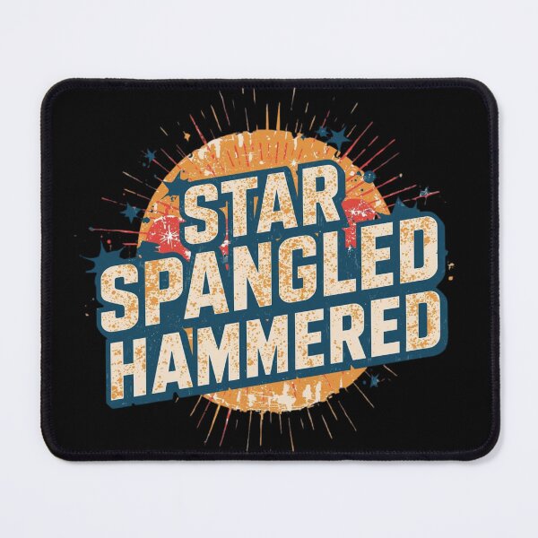 Item preview, Star Spangled Hammered – Funny USA Shirt designed and sold by KapiPrint.