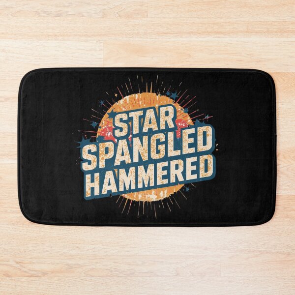 Item preview, Star Spangled Hammered – Funny USA Shirt designed and sold by KapiPrint.