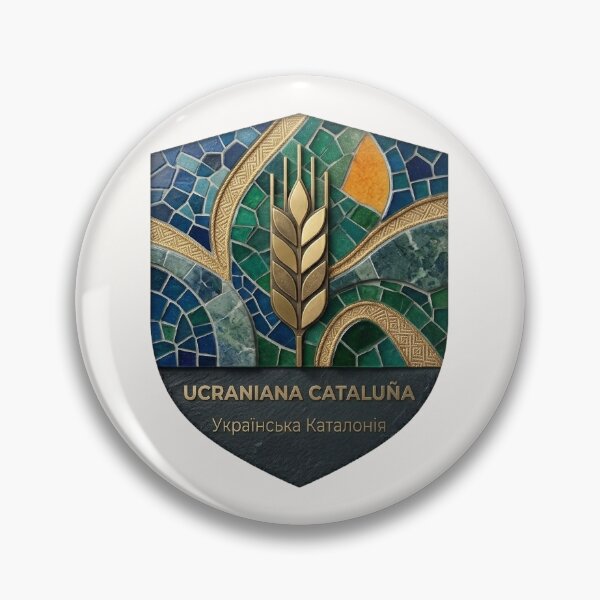 Item preview, Ukrainian Catalonia - Ucraniana Cataluña Contemporary Mosaic Art designed and sold by UkrainianSpain.