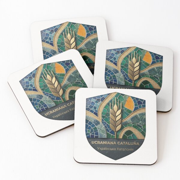 Item preview, Ukrainian Catalonia - Ucraniana Cataluña Contemporary Mosaic Art designed and sold by UkrainianSpain.