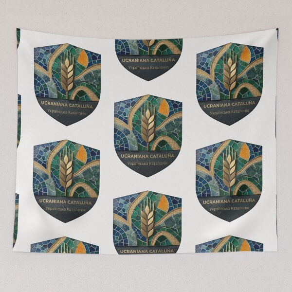 Item preview, Ukrainian Catalonia - Ucraniana Cataluña Contemporary Mosaic Art designed and sold by UkrainianSpain.