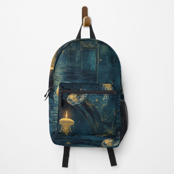 Item preview, Sunken Chapel - Ethereal Gothic Ocean & Ruins Seamless Pattern designed and sold by kabucino.