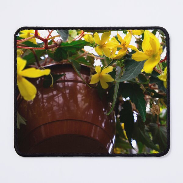 Item preview, Yellow Flowers and Copper Pot Botanical Still Life designed and sold by MDCCo.