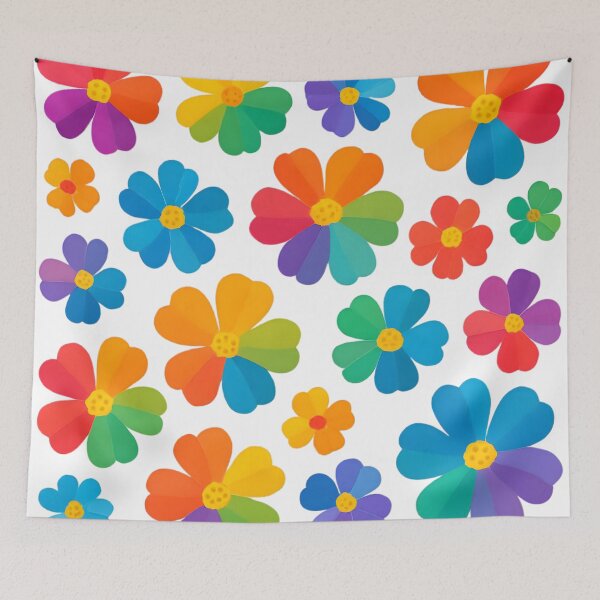 Item preview, Little cosmos flower pattern designed and sold by uunaa.
