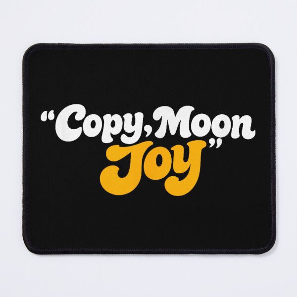 Item preview, Copy Moon Joy Vintage 70s Retro Groovy Typography Aesthetic Quote designed and sold by Capisedo.