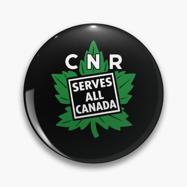 Item preview, Retro CNR Railway Poster – Vintage Canadian National Railways Maple Leaf Design designed and sold by Analog Aura .