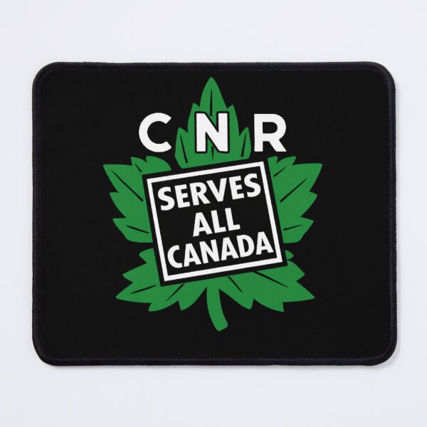Item preview, Retro CNR Railway Poster – Vintage Canadian National Railways Maple Leaf Design designed and sold by Analog Aura .