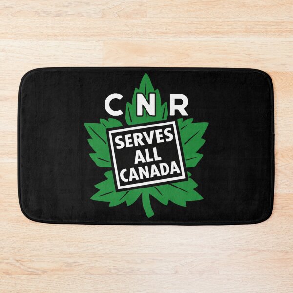 Item preview, Retro CNR Railway Poster – Vintage Canadian National Railways Maple Leaf Design designed and sold by Analog Aura .