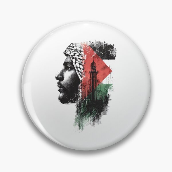 Item preview, Free Palestine Keffiyeh Warrior designed and sold by VectorVisionary.